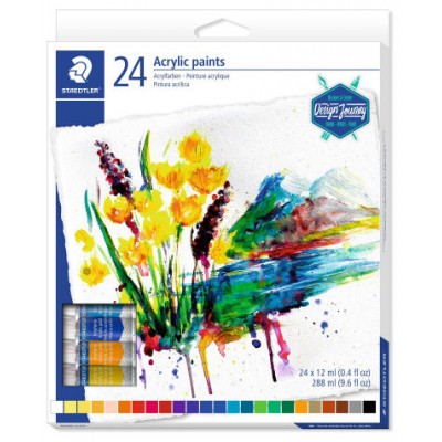 ESTUCHE DE CARTÓN CON 24 TUBOS DE COLORES SURTIDOS STAEDTLER 8500 C24 (Espera 4 dias)